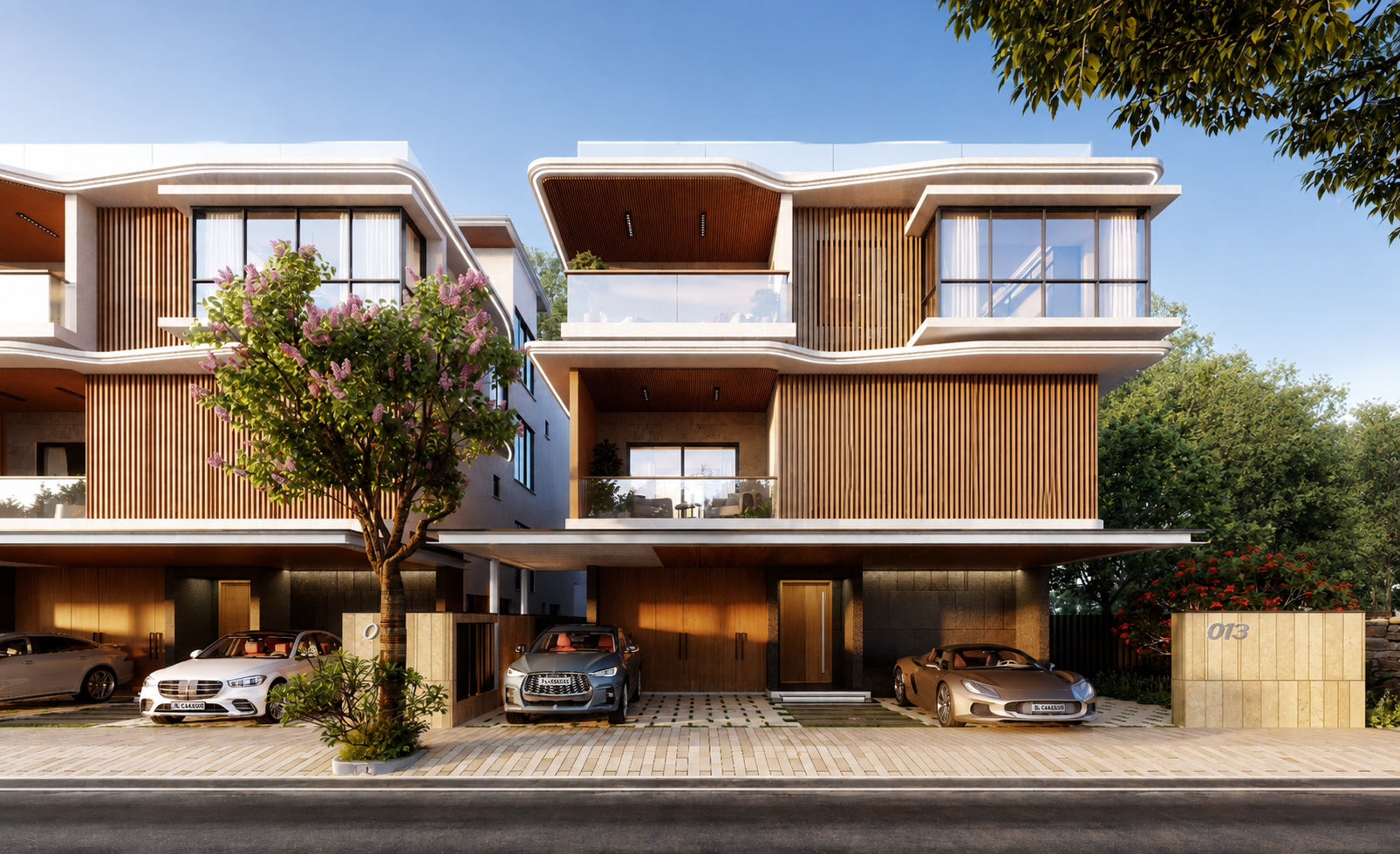 G + 2 Floors villa feature