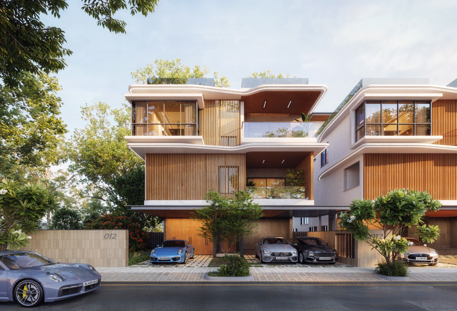 Luxury villa exterior