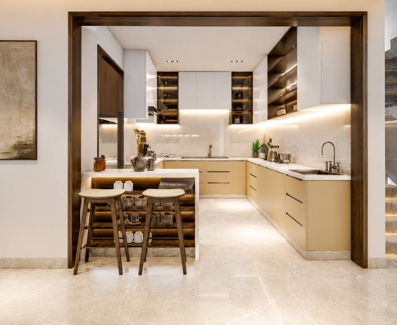 Modern kitchen interior