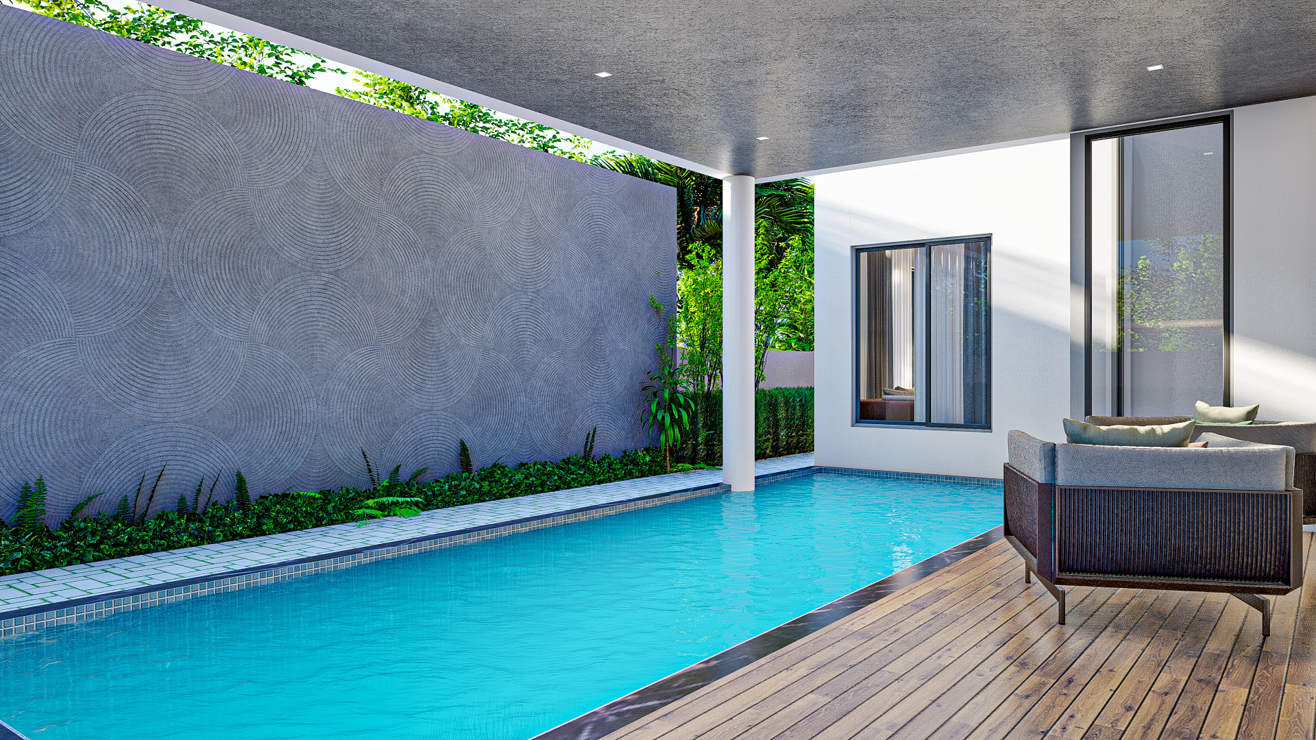 Infinity swimming pool