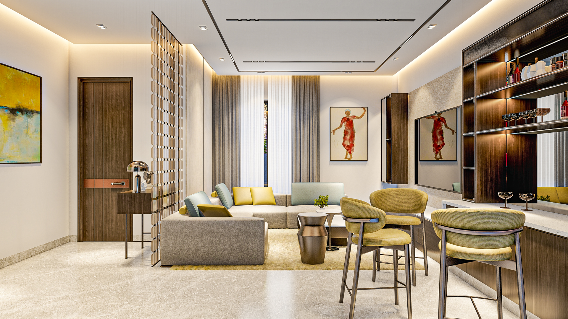Lifestyle entertainment area